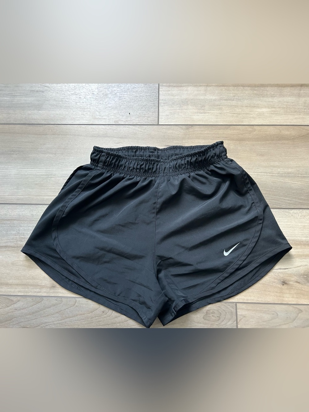 Nike Black Womens Athletic Shorts - Elastic Waist